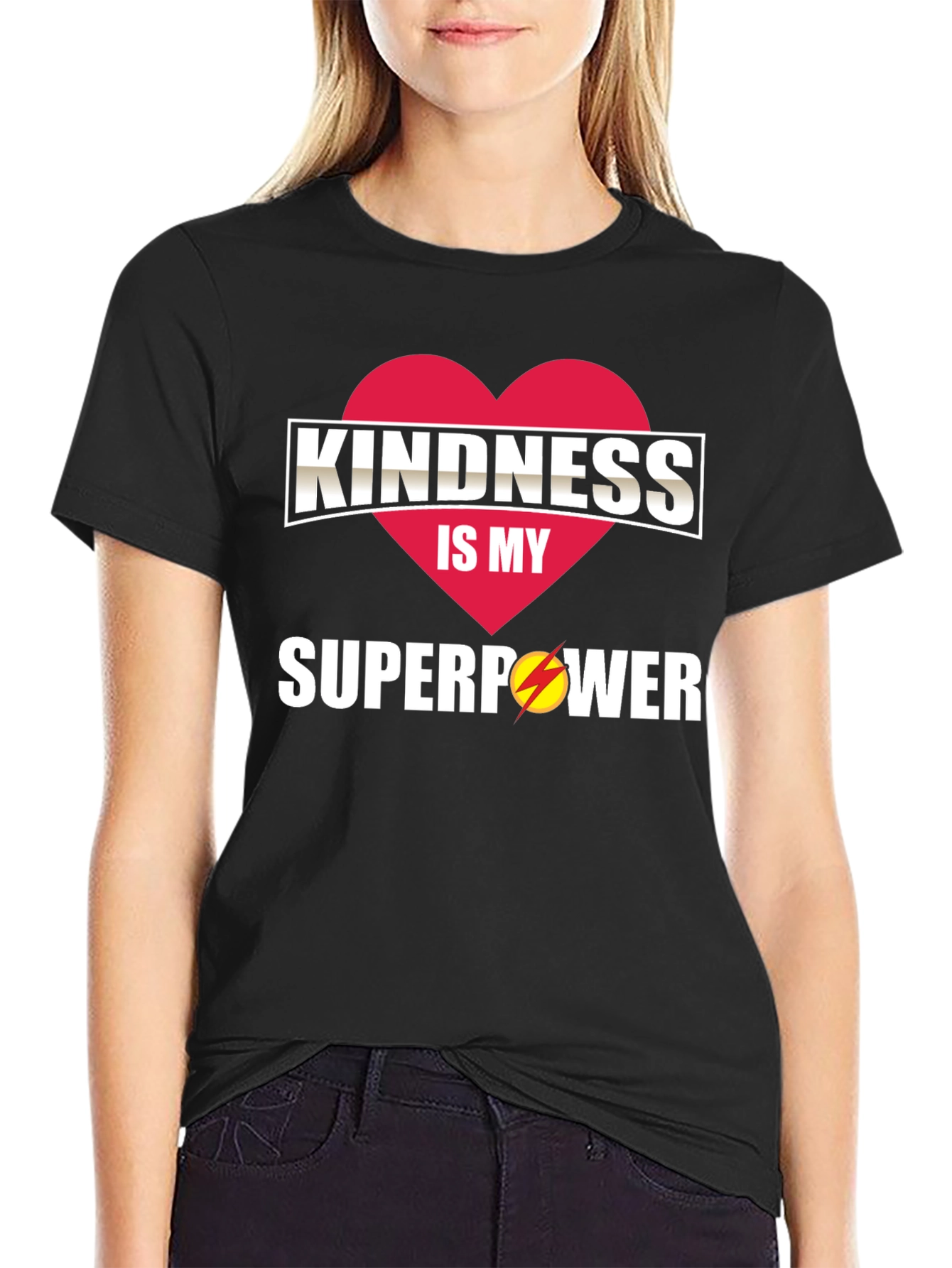 Camiseta Hombre: Bondad mi Superpoder
