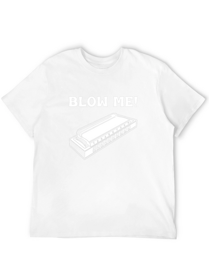 Camiseta Negra Hombre - Diseño Blow Me!.