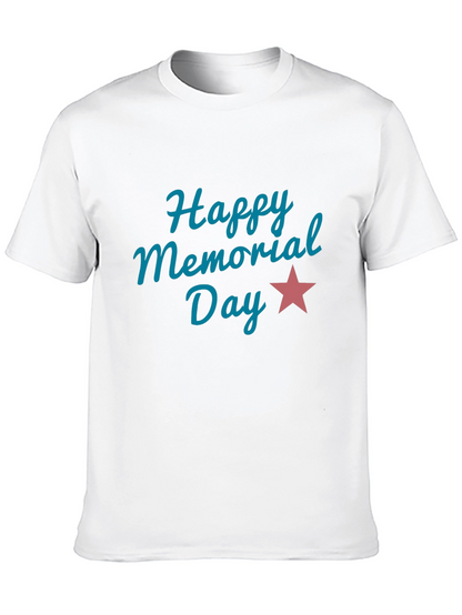 Camiseta Negra Feliz Día de los Caídos