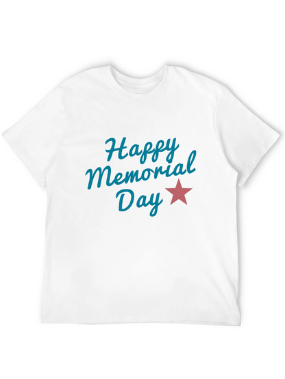 Camiseta Negra Feliz Día de los Caídos