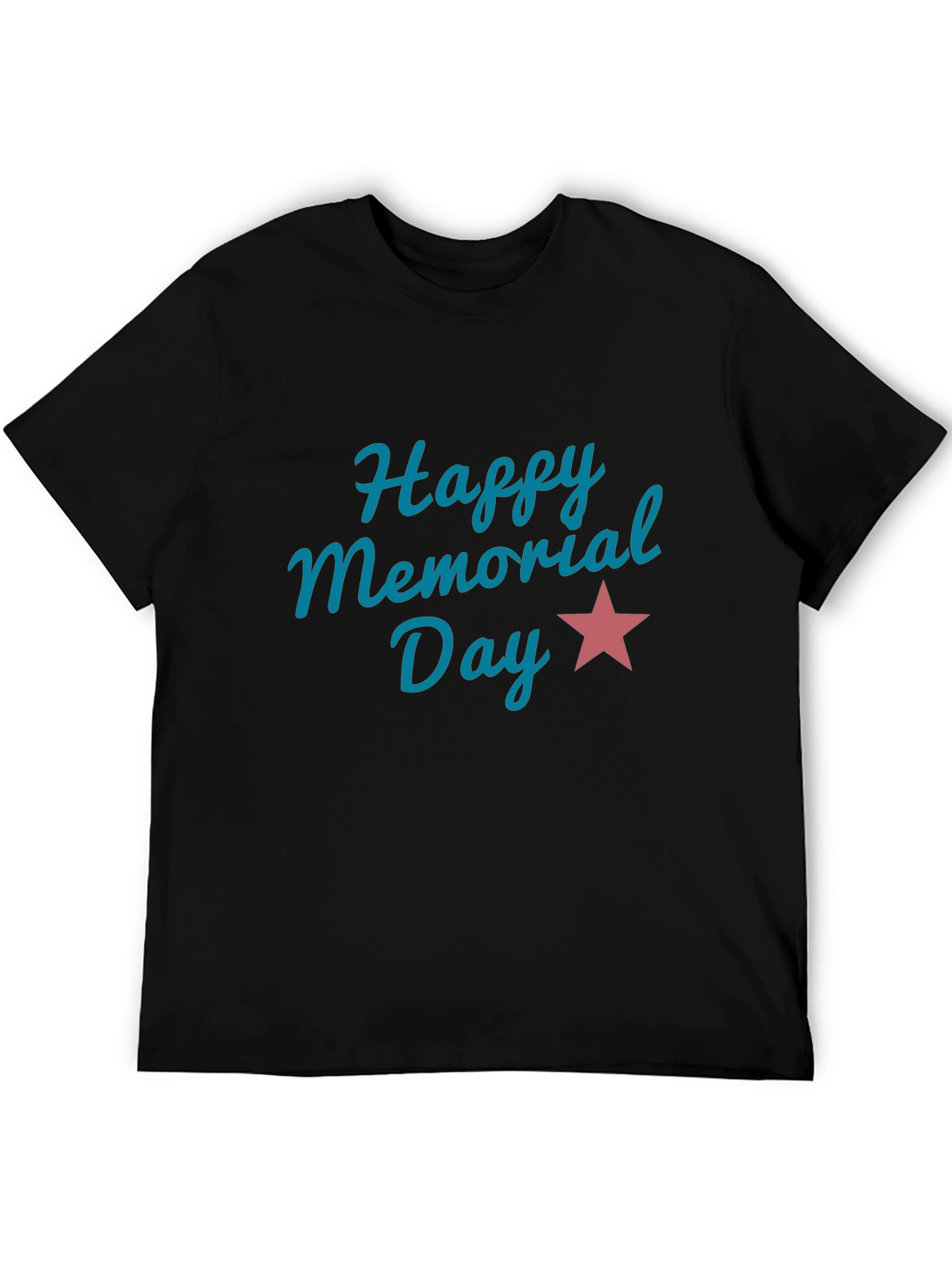 Camiseta Negra Feliz Día de los Caídos