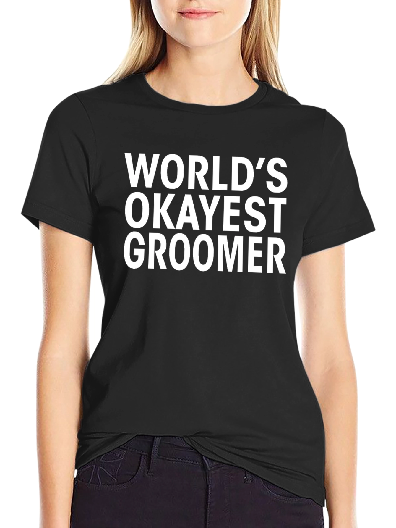 Camiseta Negra: El Peluquero Más o Menos del Mundo