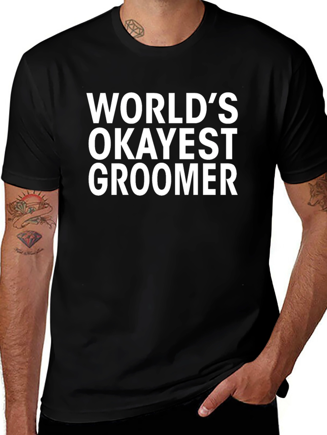 Camiseta Negra: El Peluquero Más o Menos del Mundo
