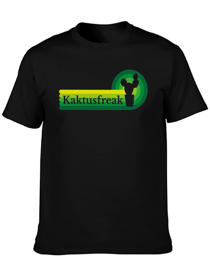 Camiseta Negra Kaktusfreak - Diseño Único