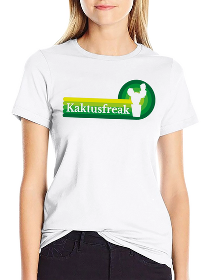Camiseta Negra Kaktusfreak - Diseño Único