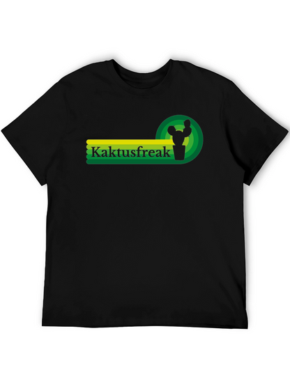 Camiseta Negra Kaktusfreak - Diseño Único