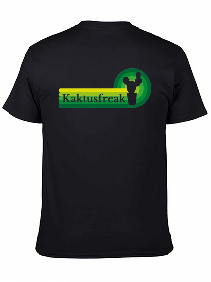 Camiseta Negra Kaktusfreak - Diseño Único