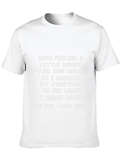 Camiseta Negra con Texto Humorístico para Padres