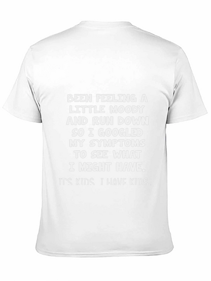 Camiseta Negra con Texto Humorístico para Padres