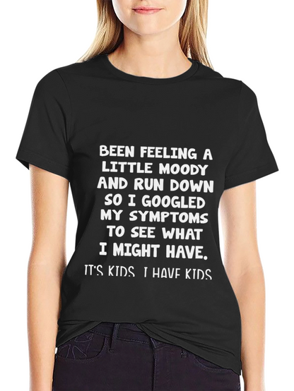 Camiseta Negra con Texto Humorístico para Padres