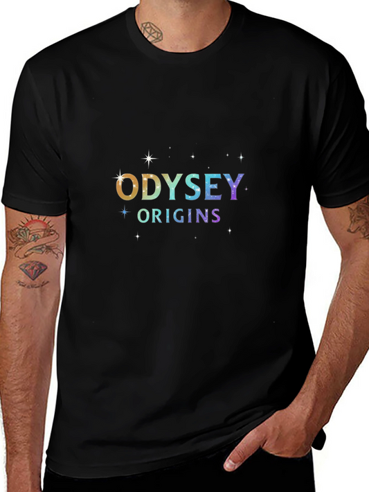 Camiseta Negra Unisex Odyssey Origins Estelar