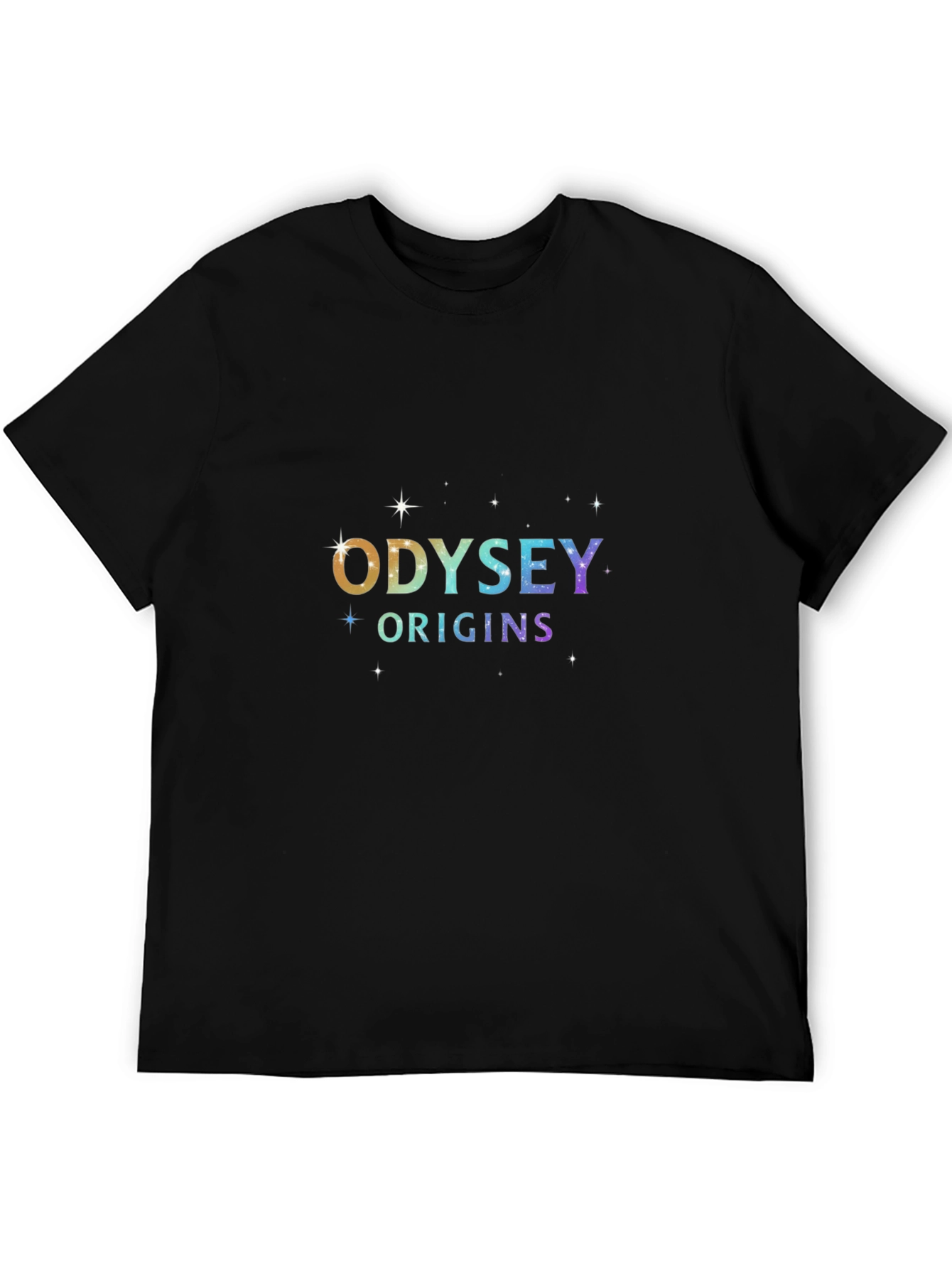 Camiseta Negra Unisex Odyssey Origins Estelar