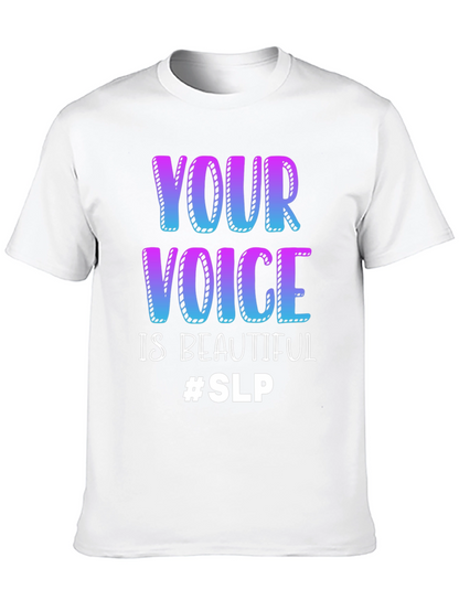 Camiseta Negra Tu Voz Es Hermosa #SLP