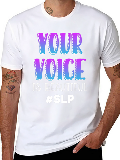Camiseta Negra Tu Voz Es Hermosa #SLP