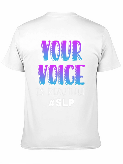 Camiseta Negra Tu Voz Es Hermosa #SLP