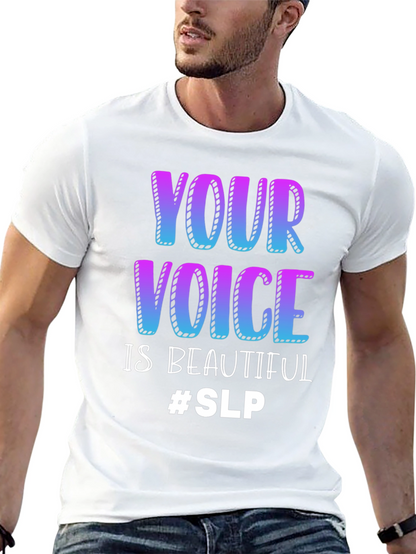 Camiseta Negra Tu Voz Es Hermosa #SLP