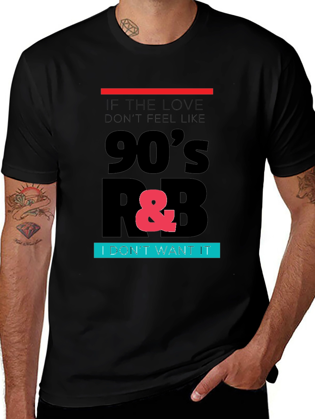 Camiseta Negra 90s R&B
