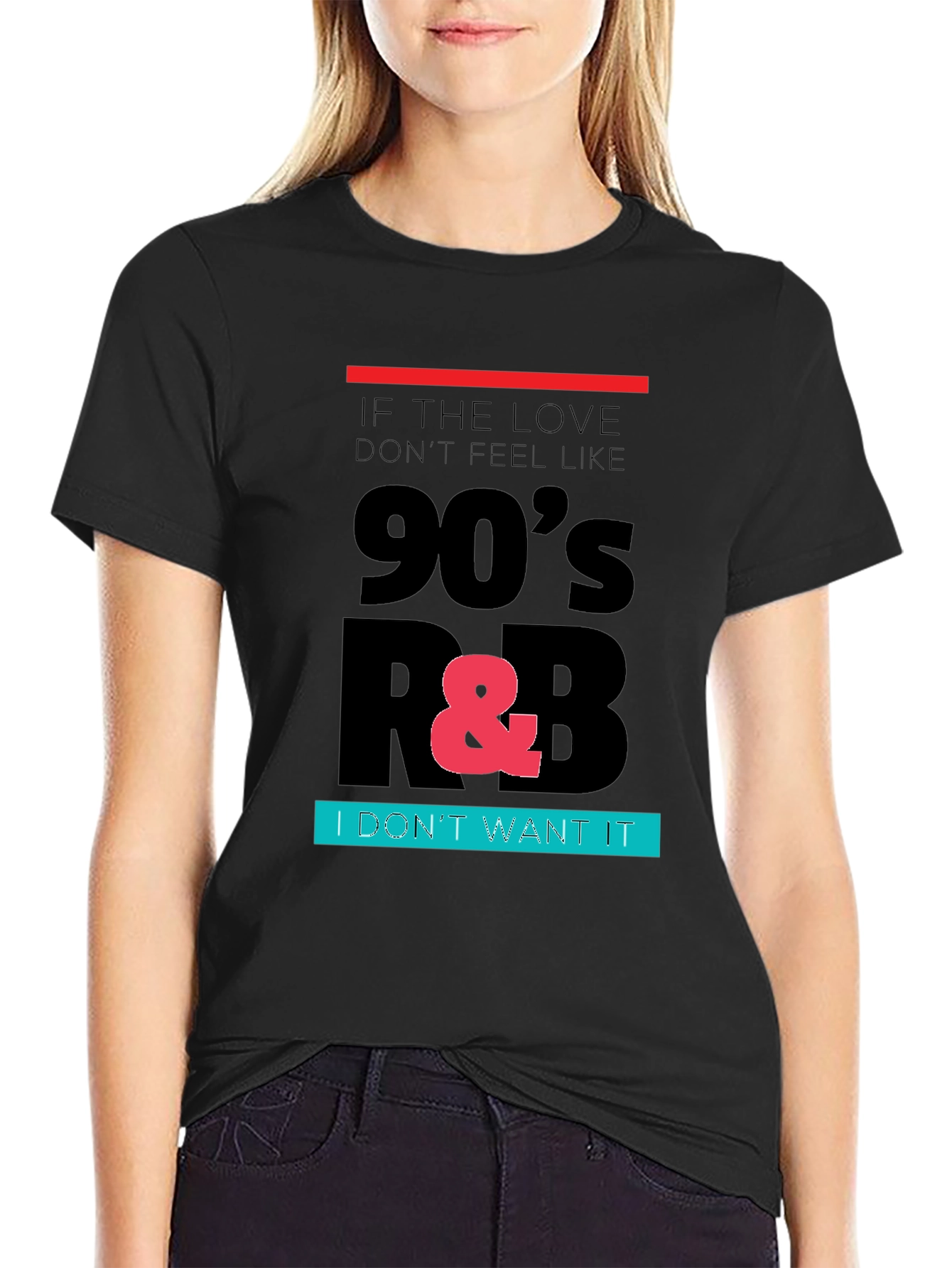 Camiseta Negra 90s R&B
