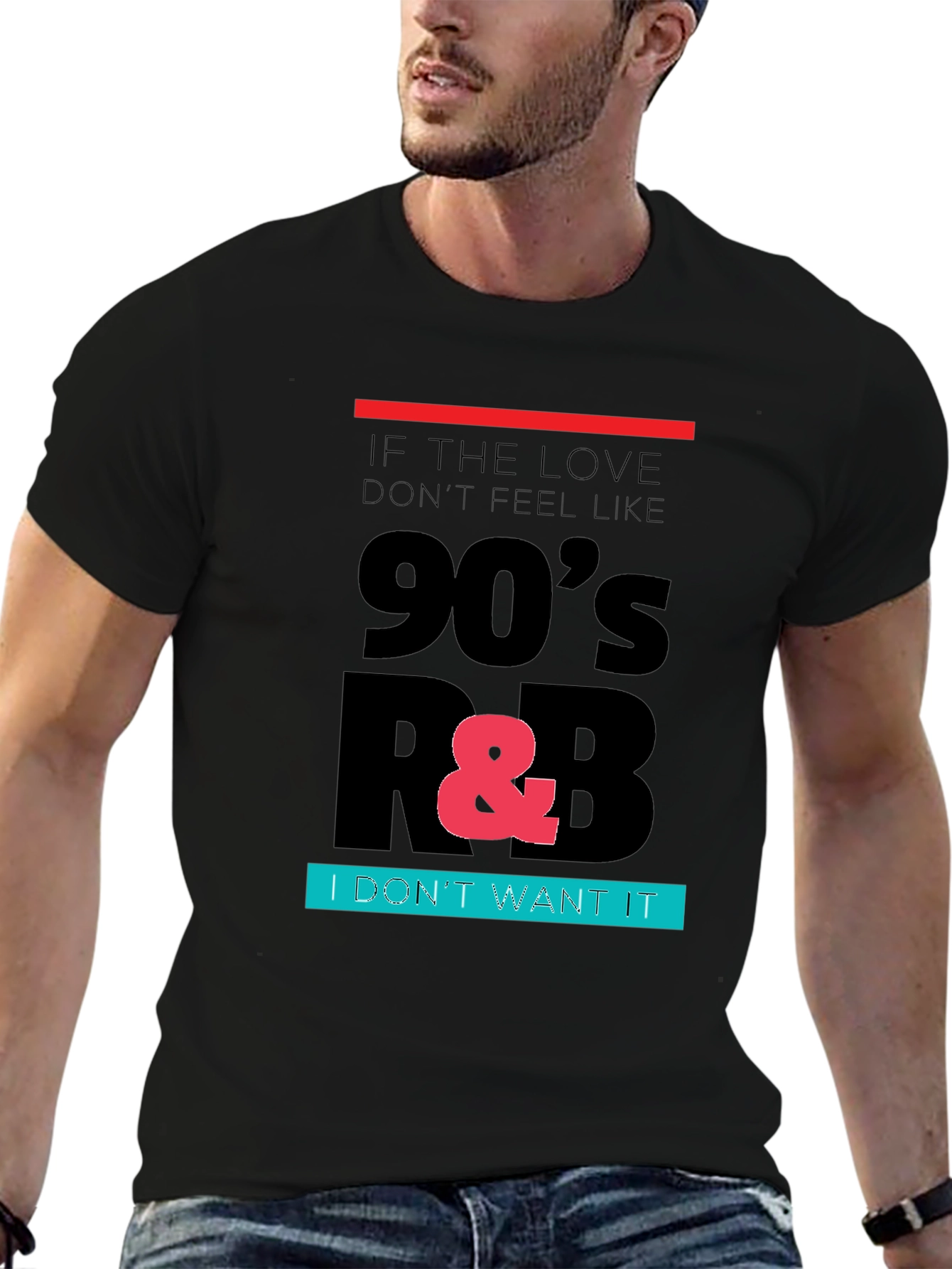 Camiseta Negra 90s R&B