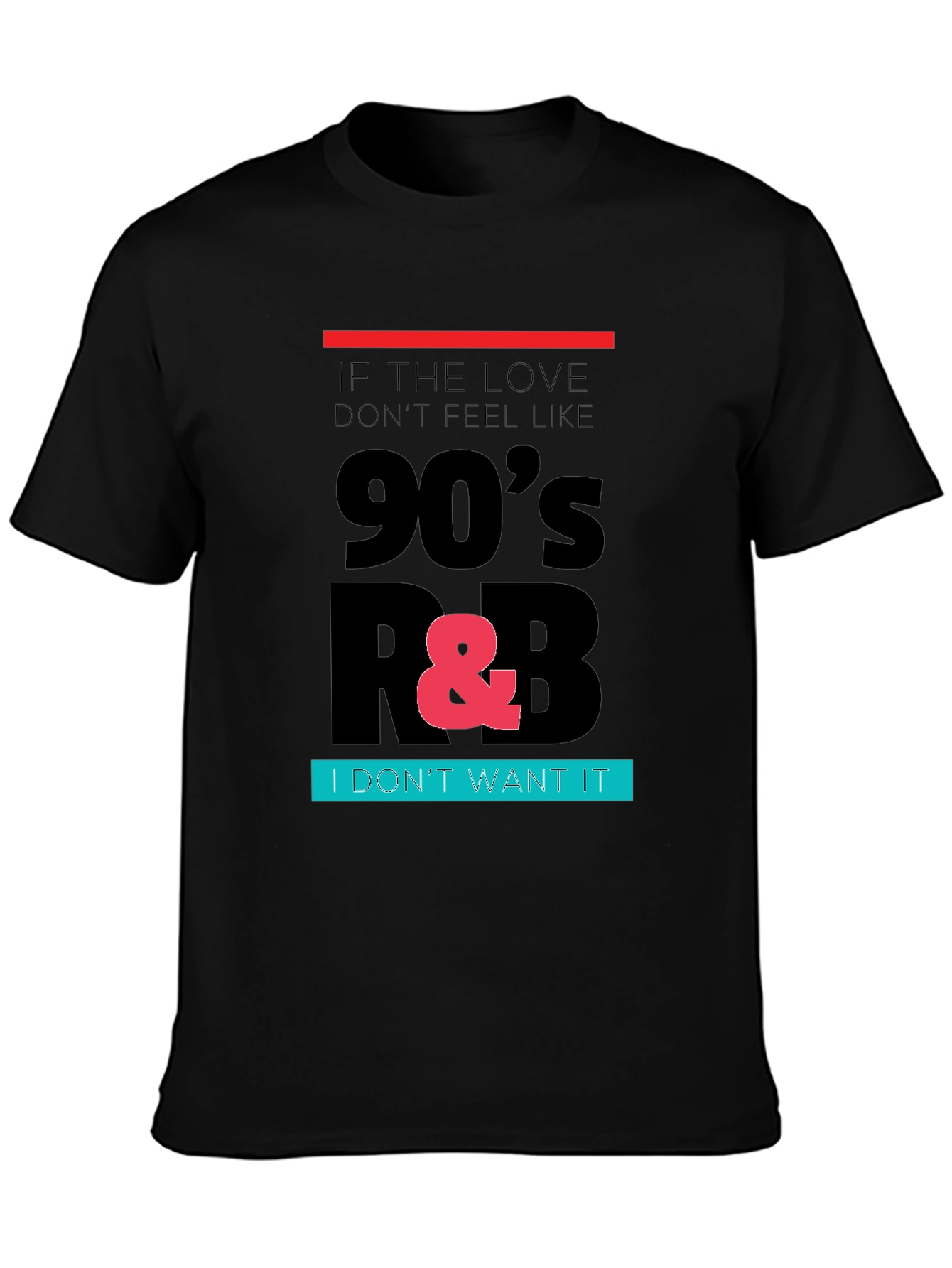 Camiseta Negra 90s R&B