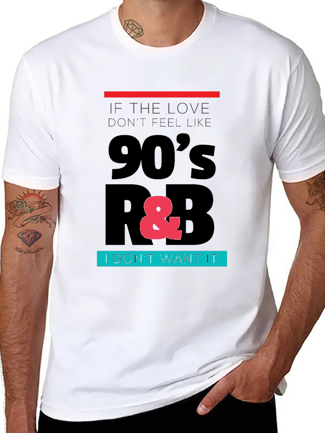 Camiseta Negra 90s R&B