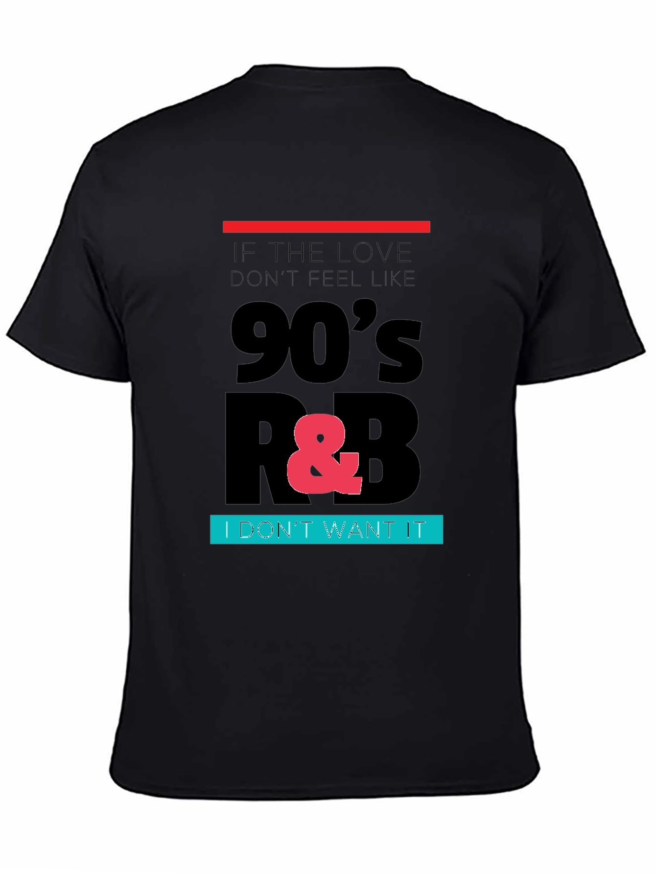 Camiseta Negra 90s R&B