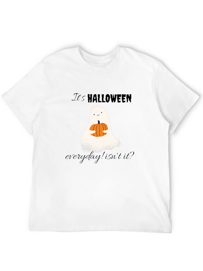 Camiseta Halloween Fantasma y Calabaza