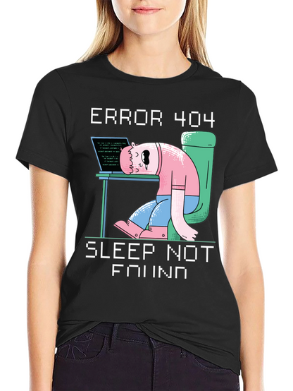 Camiseta Hombre Error 404 - Sleep Not Found