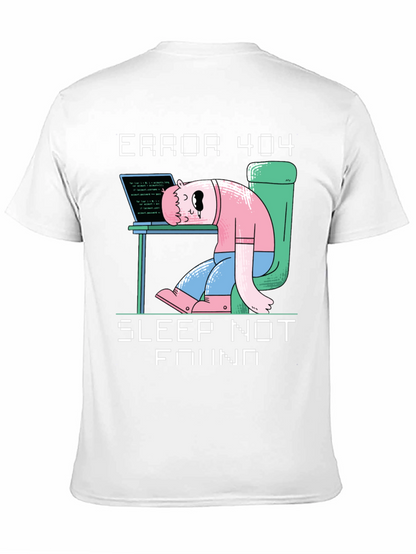 Camiseta Hombre Error 404 - Sleep Not Found