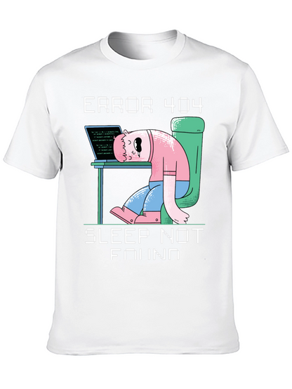 Camiseta Hombre Error 404 - Sleep Not Found