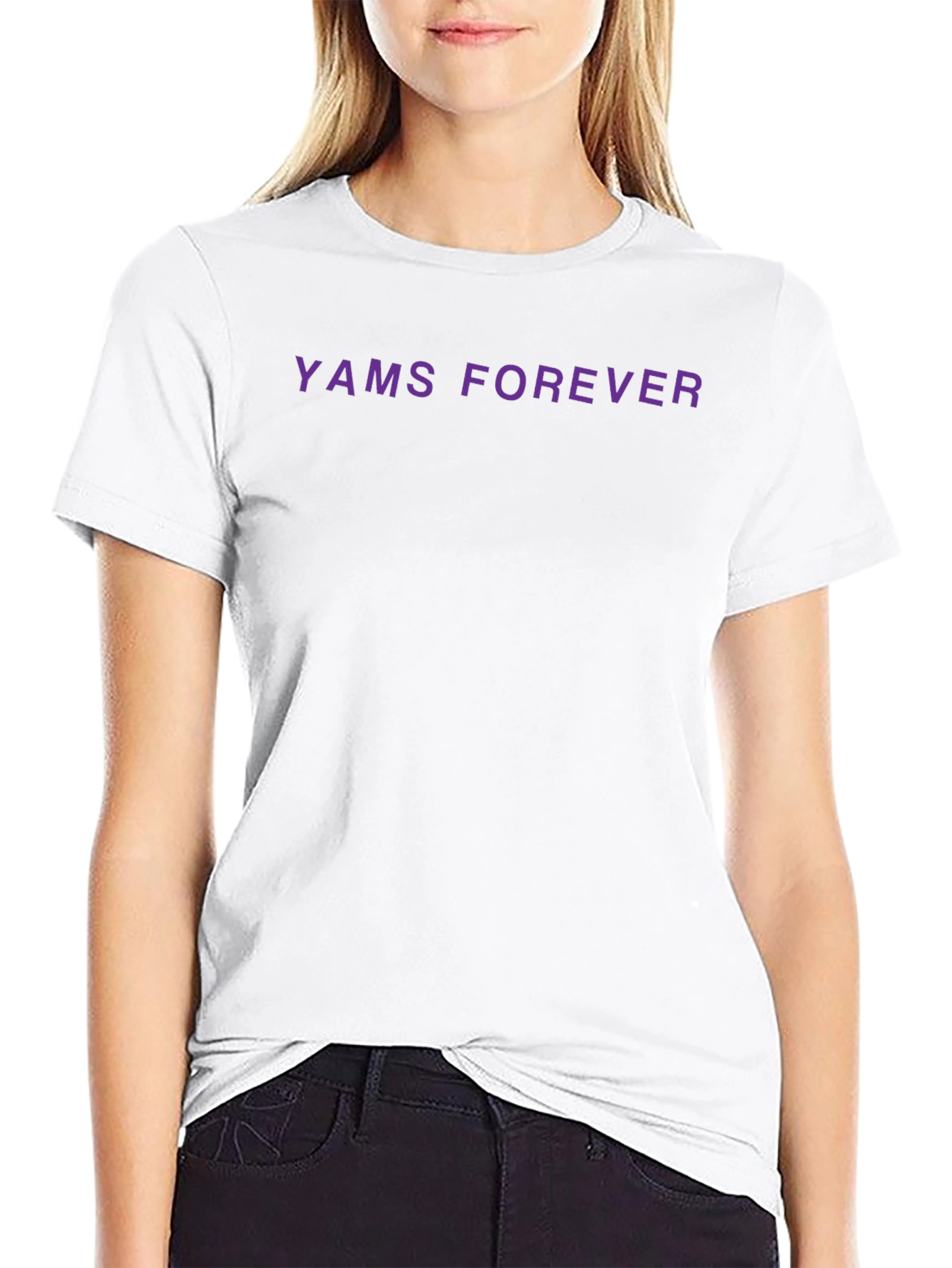 Camiseta Negra YAMS FOREVER - Estilo Casual