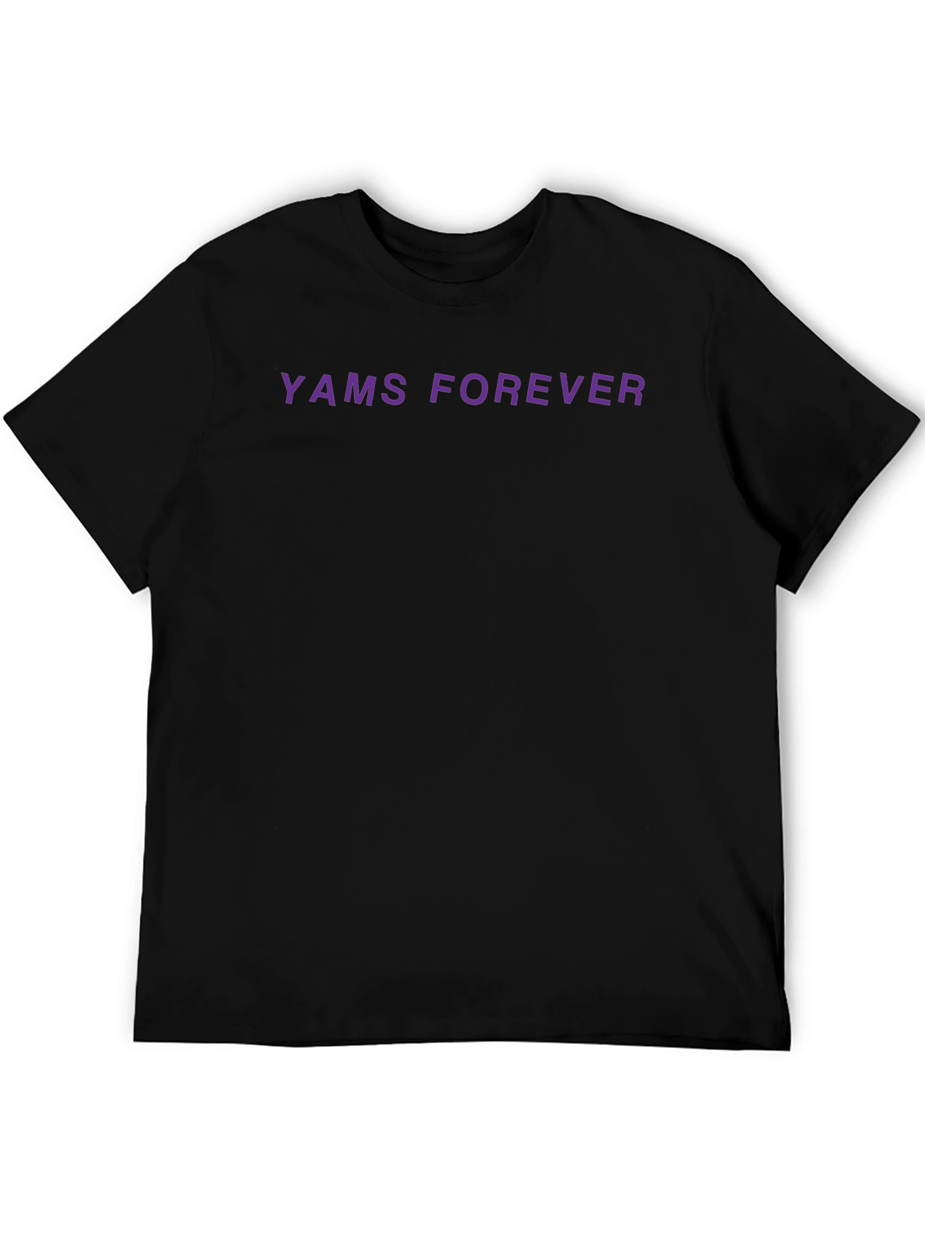 Camiseta Negra YAMS FOREVER - Estilo Casual