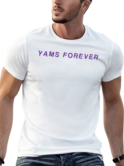 Camiseta Negra YAMS FOREVER - Estilo Casual