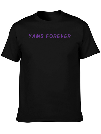Camiseta Negra YAMS FOREVER - Estilo Casual