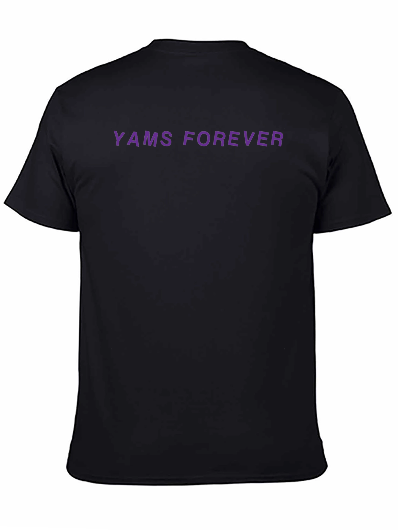 Camiseta Negra YAMS FOREVER - Estilo Casual