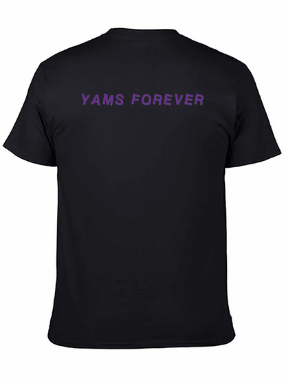 Camiseta Negra YAMS FOREVER - Estilo Casual