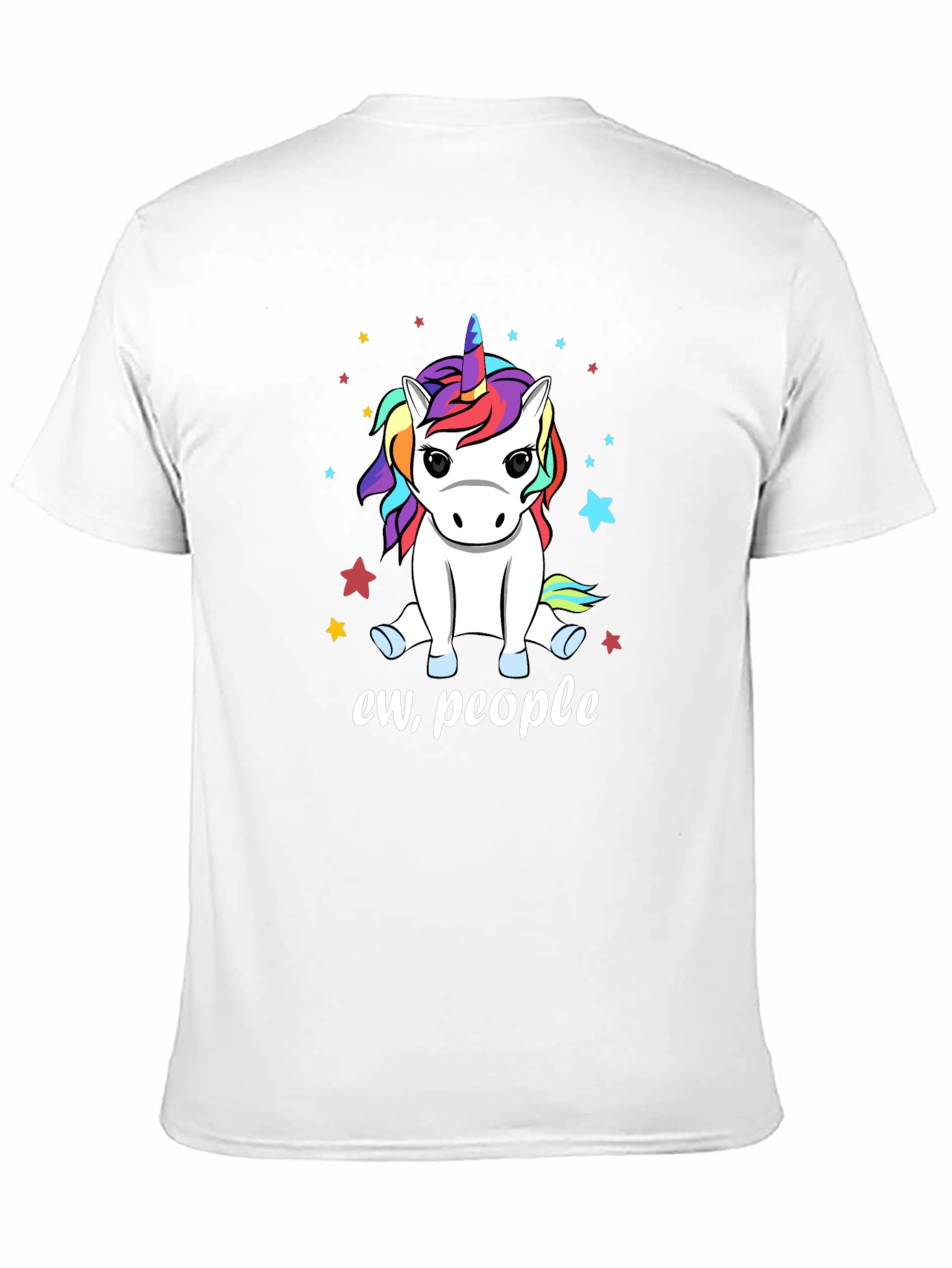 Camiseta Negra Unicornio Ew People