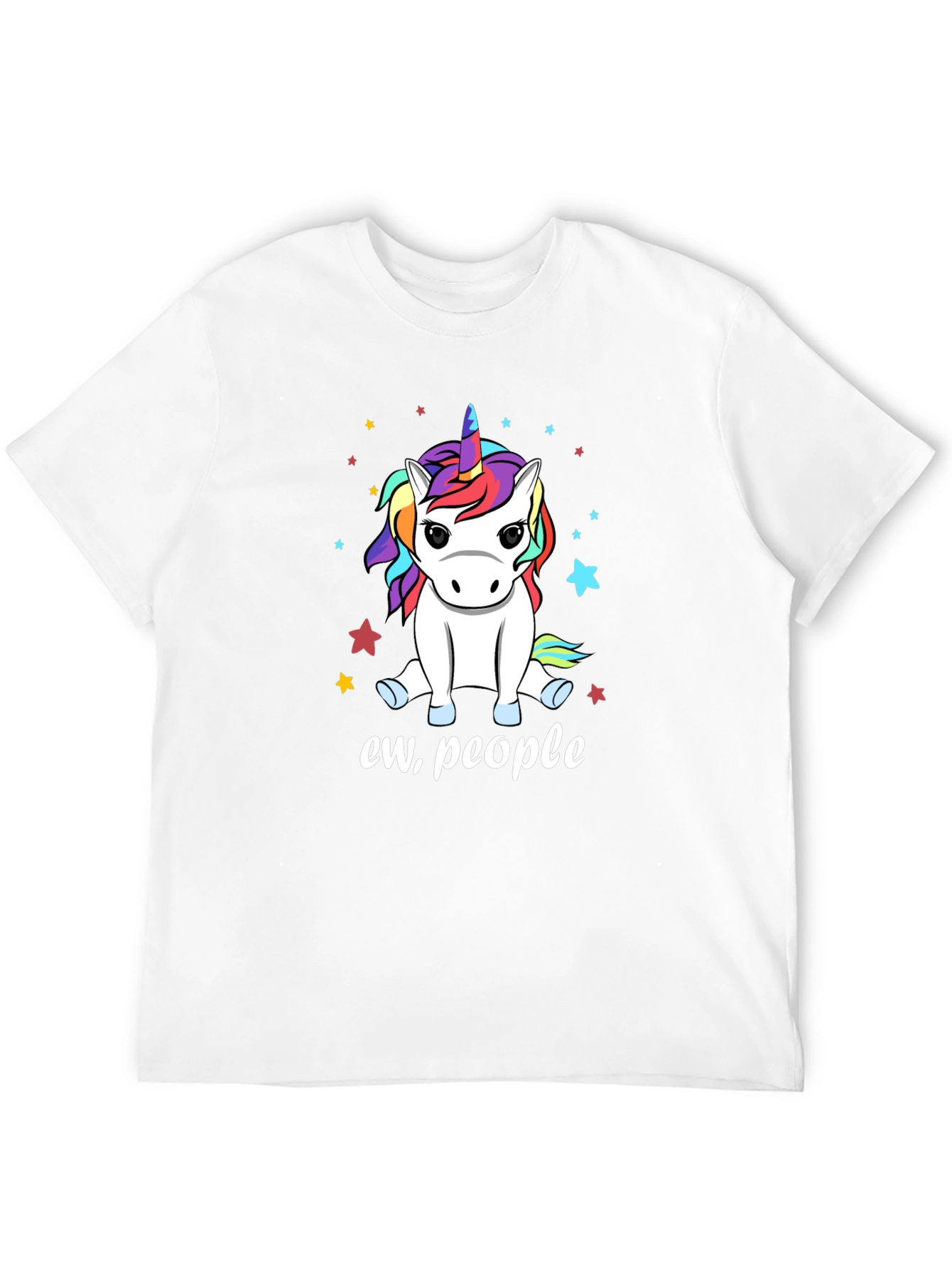 Camiseta Negra Unicornio Ew People