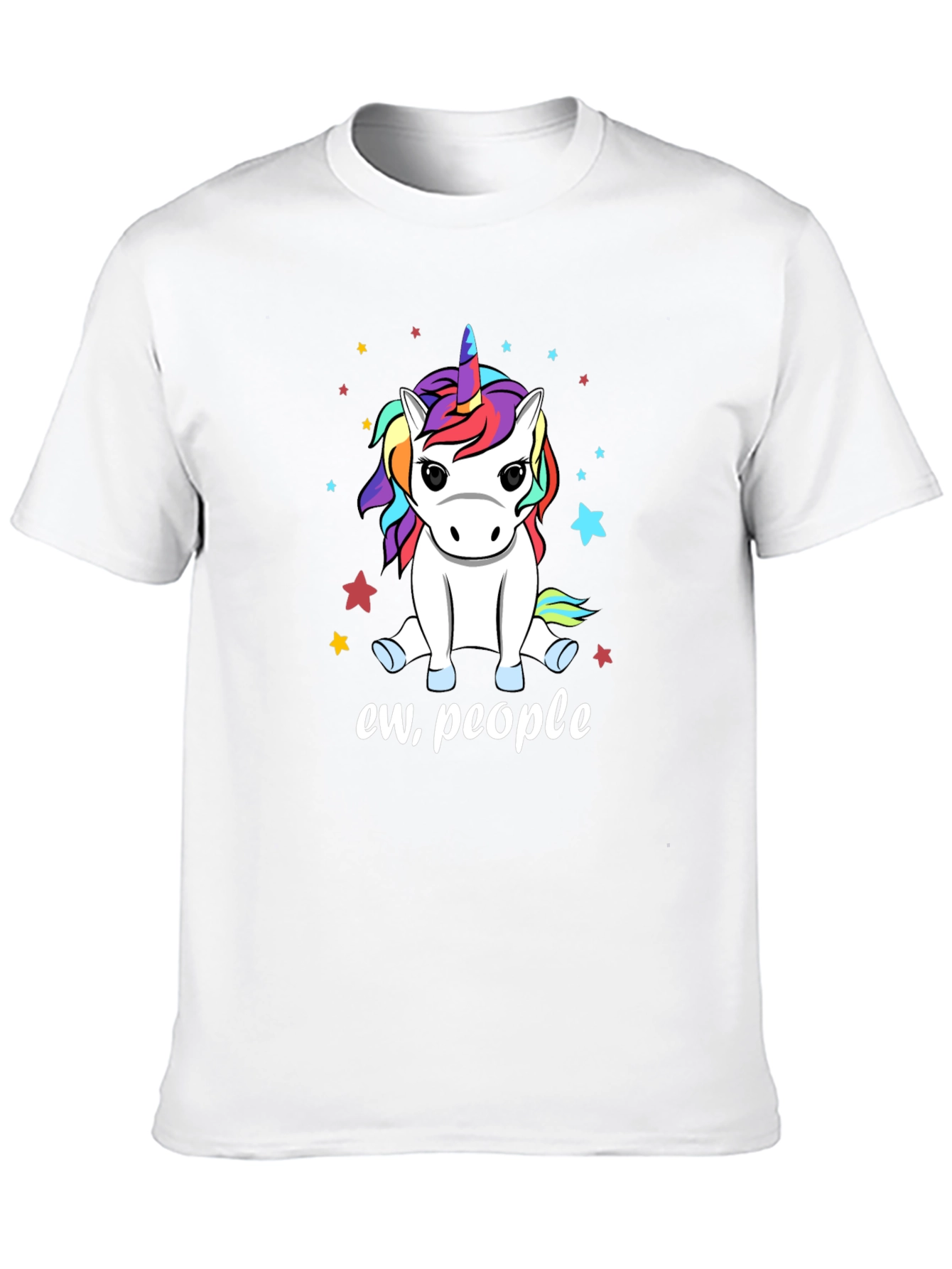 Camiseta Negra Unicornio Ew People