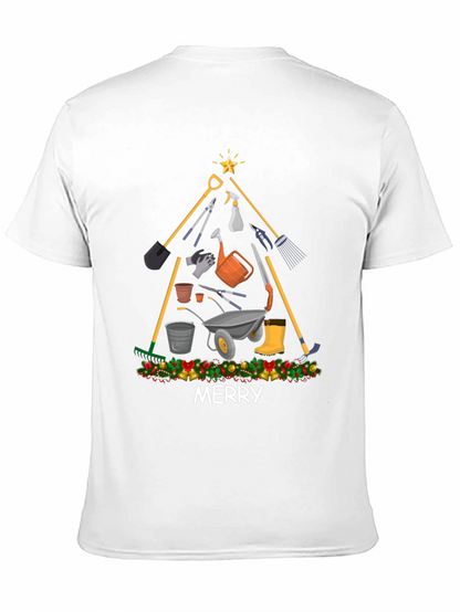 Camiseta Navideña Jardinería: Feliz Navidad