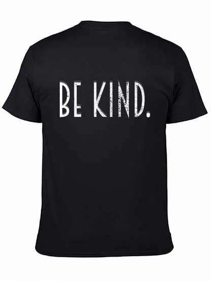 Camiseta Negra Sé Amable para Hombre