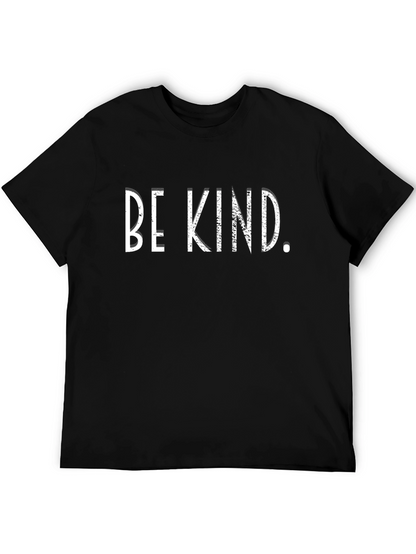 Camiseta Negra Sé Amable para Hombre