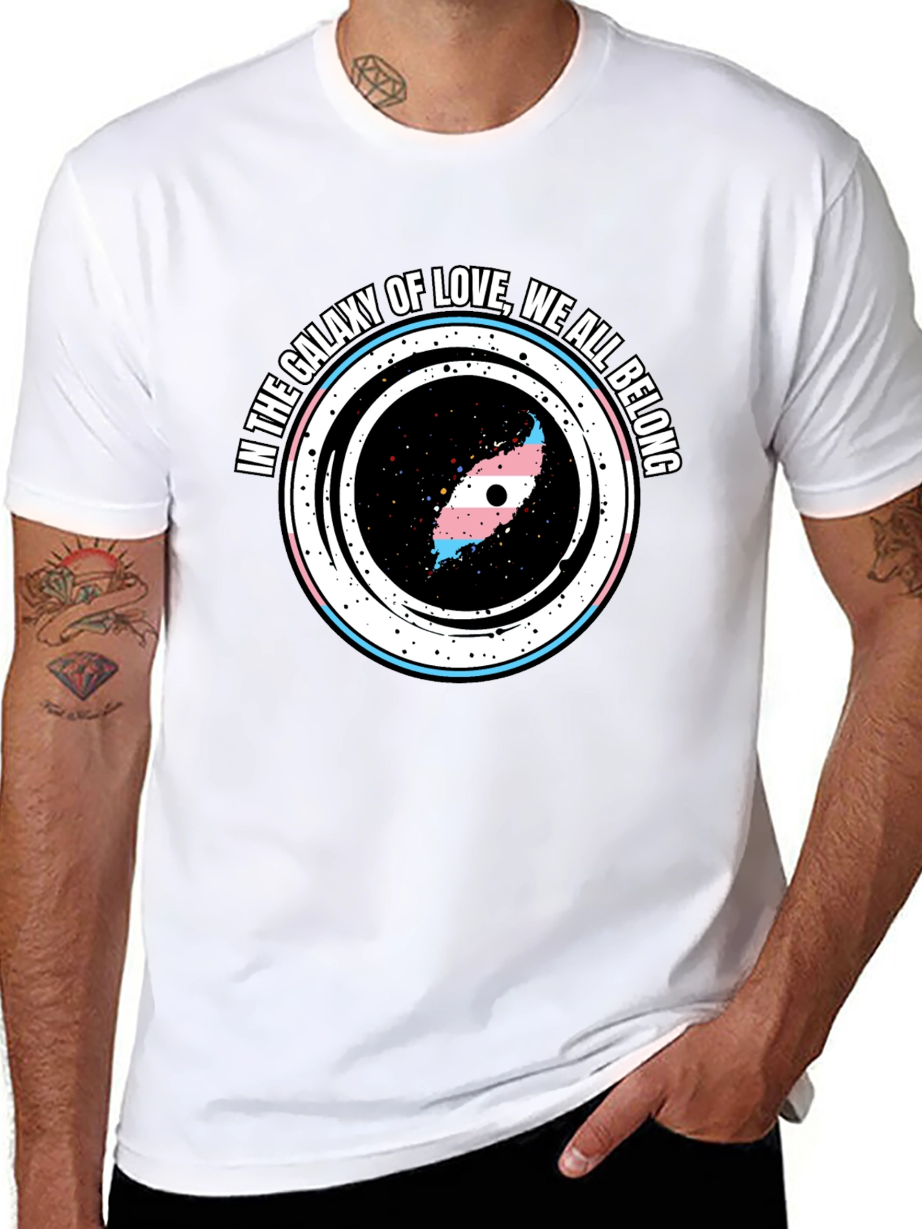 Camiseta Galaxy of Love Transgénero
