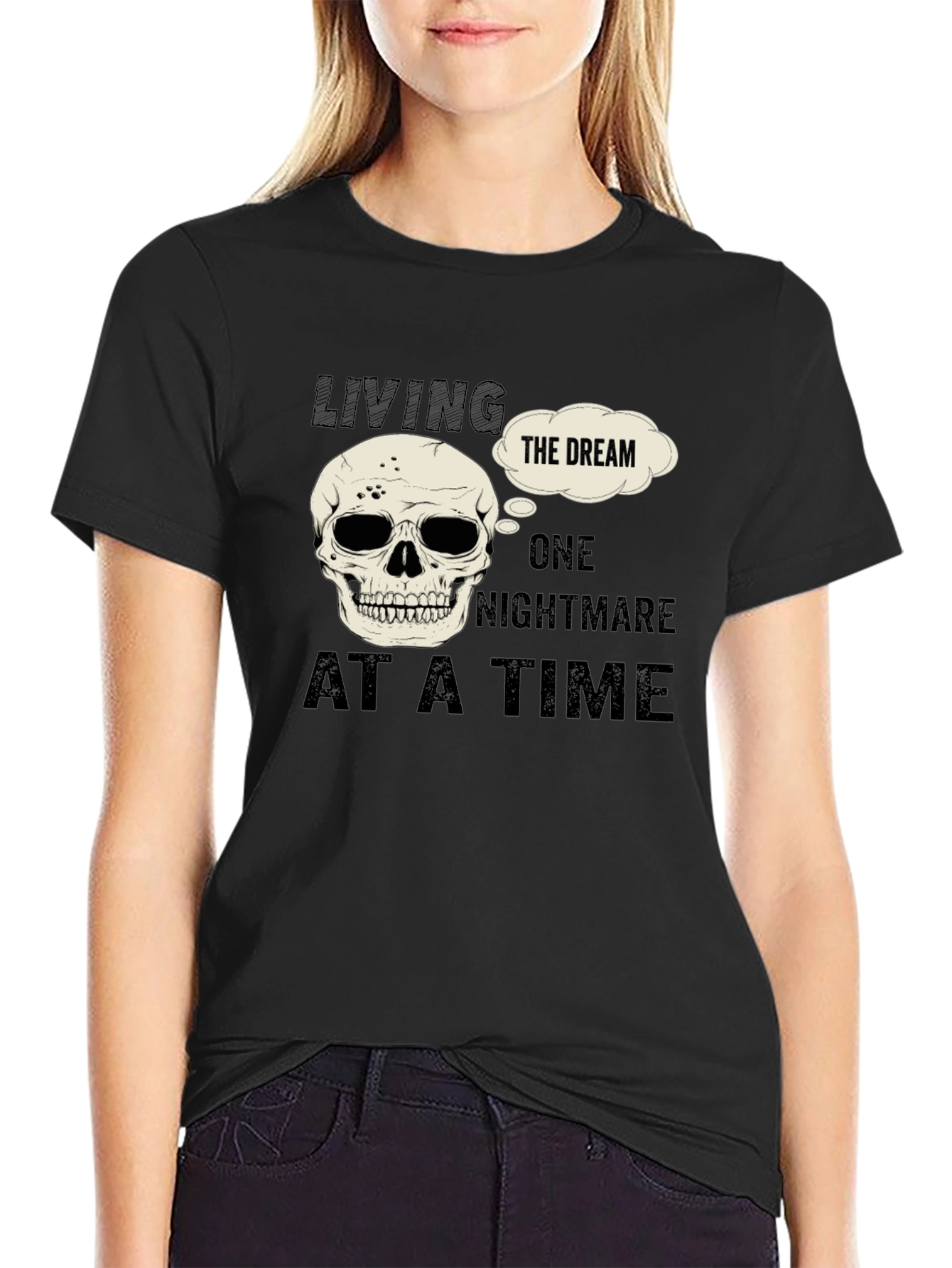 Camiseta Negra: Soñando con Pesadillas