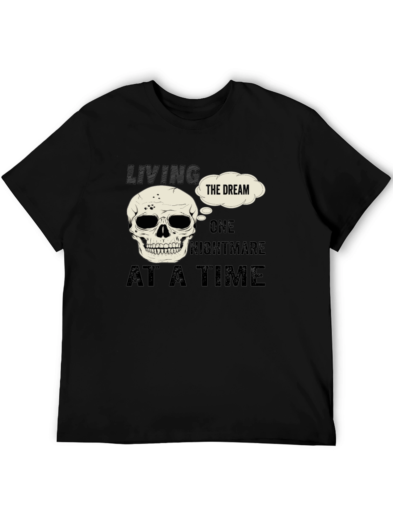 Camiseta Negra: Soñando con Pesadillas