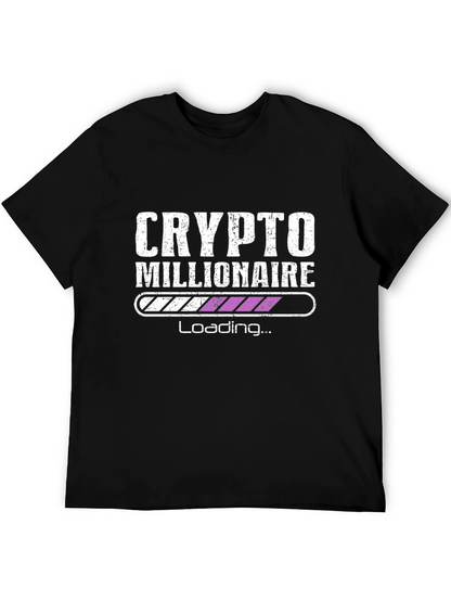 Camiseta Hombre Crypto Millionaire - Cargando...
