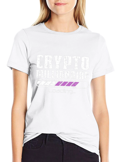 Camiseta Hombre Crypto Millionaire - Cargando...