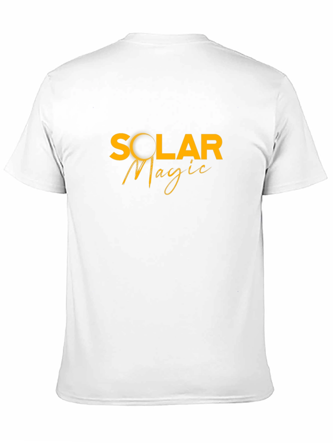 Camiseta Negra Solar Magic Hombre Casual