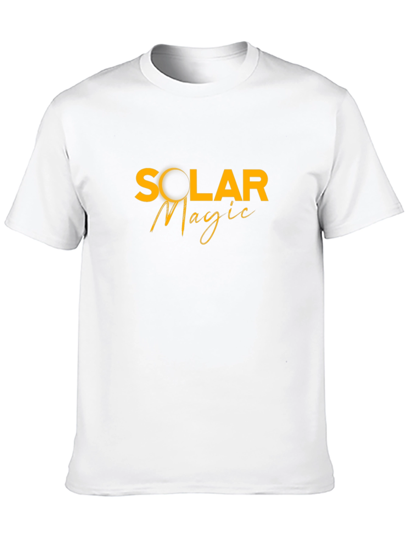 Camiseta Negra Solar Magic Hombre Casual
