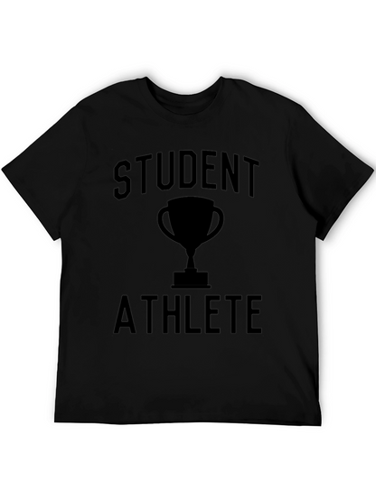 Camiseta Negra Estudiante Atleta